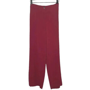 NWT SoHo Apparel LTD. Women’s Wide Leg Trousers/Pants Red Berry Size 14